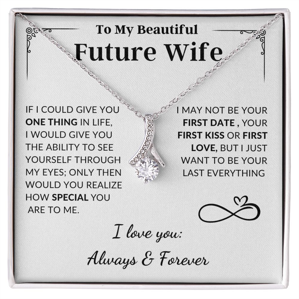 Best Deal for PHUONGDTB1 Fa Gifts to My Future Wife Necklace, to my Wife, |  Algopix